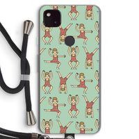 Gymboys: Pixel 4a 5G Transparant Hoesje met koord