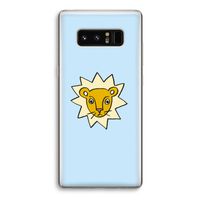 Kleine leeuw: Samsung Galaxy Note 8 Transparant Hoesje
