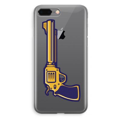 Pew Pew Pew: iPhone 8 Plus Transparant Hoesje