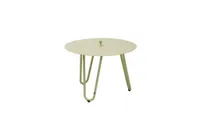 Bijzettafel Cool met hendel Ø 60 cm H 40 cm - Seashell | 4 Seasons Outdoor