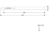 Rotec Reciprozaagblad rc570 bim 300mm (5st)