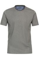Redmond Casual Regular Fit T-Shirt ronde hals grijs, Effen