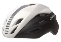 Pol Isport helm aero road mat wit/glans wit/grijs l 58-61cm