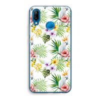 Gele kuif: Huawei P20 Lite Transparant Hoesje