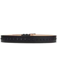 Jimmy Choo ceinture Archer 40 mm à étoiles métalliques - Noir