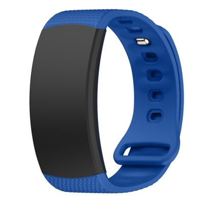 Siliconen polsband horloge band voor Samsung Gear Fit2 SM-R360 polsband maat: 126-175mm (Royal Blue)