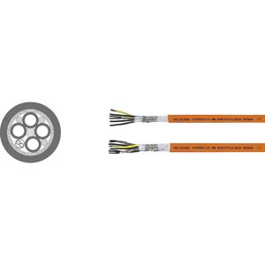 Helukabel TOPSERV® 112 Servokabel 4 G 10 mm² + 2 x 1.50 mm² Oranje 707284 50 m