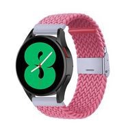 Braided nylon bandje - Roze - Samsung Galaxy watch 7 - 40mm / 44mm
