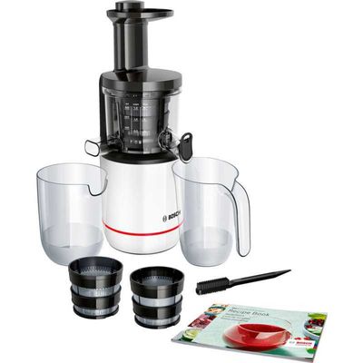 MESM500W citruspers/sapmaker Slowjuicer 150 W Zwart, Wit