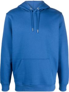 Yves Salomon hoodie en coton biologique à lien de resserrage - Bleu