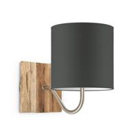 Wandlamp Drift met lampenkap Bling 16 cm - antraciet