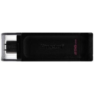 Kingston DataTraveler 70 USB-stick Retail 256 GB Zwart DT70/256GB USB-C