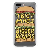 Big Macs Bigger Dreams: iPhone 8 Plus Transparant Hoesje