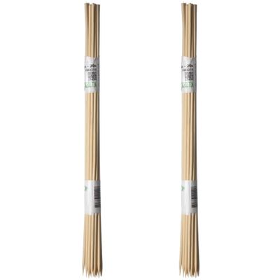 100x stuks splitbamboe / bamboestokjes 30 cm - plantensteun / tonkinstokken