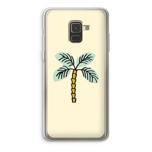 Palmboom: Samsung Galaxy A8 (2018) Transparant Hoesje