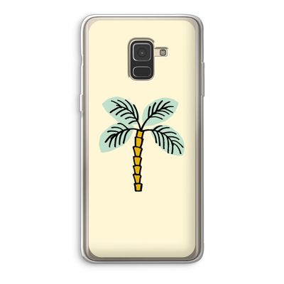 Palmboom: Samsung Galaxy A8 (2018) Transparant Hoesje