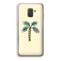Palmboom: Samsung Galaxy A8 (2018) Transparant Hoesje