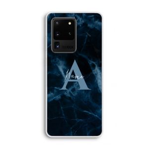 Midnight Marble: Samsung Galaxy S20 Ultra Transparant Hoesje