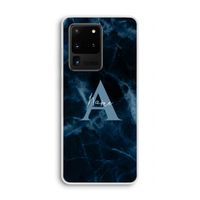 Midnight Marble: Samsung Galaxy S20 Ultra Transparant Hoesje