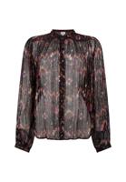 Aaiko Zoya Glitter Ikat Vis 510 Blouse 192118 Merlot