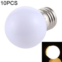 10 stuks 2W E27 2835 SMD Home Decoratie LED gloeilampen DC 24V (warm wit)