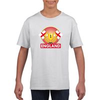 Wit Engeland supporter kampioen shirt kinderen - thumbnail