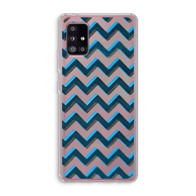 Onderbroken lijn: Samsung Galaxy A51 5G Transparant Hoesje