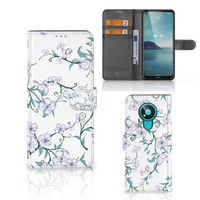 Nokia 3.4 Uniek Hoesje Blossom White - thumbnail