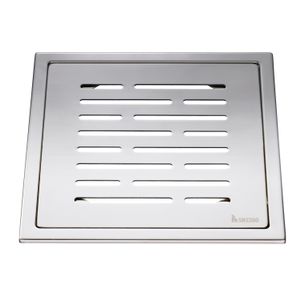 Afvoerrooster Smedbo Outline Met Lijnen Patroon 20 x 20 x 0.55 cm RVS Smedbo