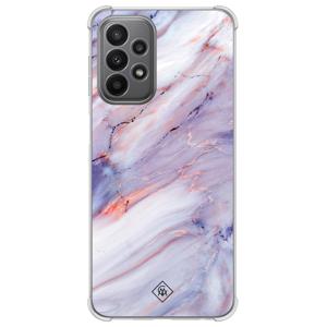 Samsung Galaxy A23 shockproof hoesje - Marmer paars