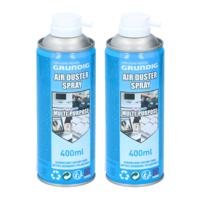 Perslucht spuitbus - 2x - 400ml - air duster - voor pc - reiniger - compressed air