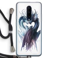 Yin Yang Dragons: OnePlus 7 Pro Transparant Hoesje met koord