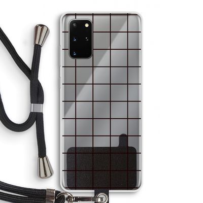 Rooster: Samsung Galaxy S20 Plus Transparant Hoesje met koord