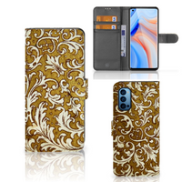 Wallet Case OPPO Reno 4 Pro 5G Barok Goud - thumbnail