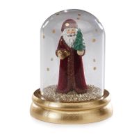 Sneeuwbol/snowglobe met kerstman 10,5 cm kerstversiering