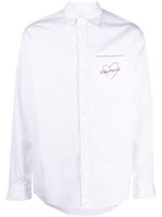 DSQUARED2 chemise boutonnée à logo imprimé - Blanc