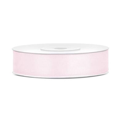 Luxe sierlint of cadeaulint - lichtroze - 12 mm x 25 meter - satijn