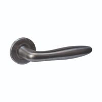 Intersteel Deurkruk Q 03 op rozet verdekt ø52x6mm PVD Antraciet