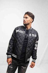 Project X Paris Teddy Quilted Jas Heren Zwart - Maat S - Kleur: Zwart | Soccerfanshop