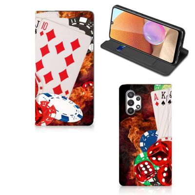 Samsung Galaxy A32 4G | A32 5G Enterprise Editie Hippe | Standcase | Casino