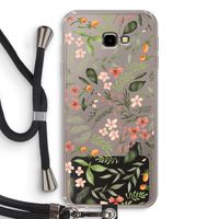 Sweet little flowers: Samsung Galaxy J4 Plus Transparant Hoesje met koord