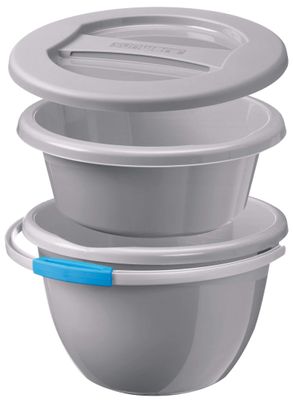 Sunware water-line set groot 14 liter zilver