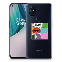 OnePlus Nord N10 5G | Sillicone Back Cover | Popart Princess