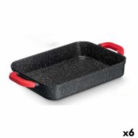Barbecue Kinvara Wit Zwart Rood Siliconen Aluminium 32 x 25 cm
