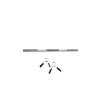 WEIGHT LIFTING BAR 1,20MT WITH COLLARS SPRING