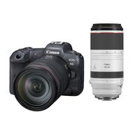 Canon EOS R5 systeemcamera Zwart + RF 24-105mm f/4.0L IS USM + RF 100-500mm f/4.5-7.1L IS USM - thumbnail