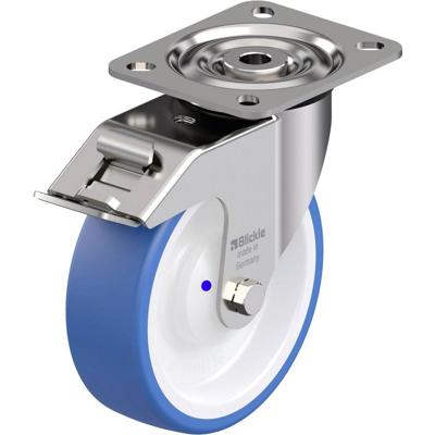 Blickle LX-POTHS 125XKA-FI RVS zwenkwiel Wieldiameter: 125 mm Draagvermogen (max.): 250 kg 1 stuk(s)