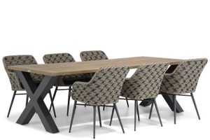 Lifestyle Crossway/Cardiff 240 cm dining tuinset 7-delig