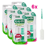 GUM Soft-Picks Original Regular - 6 x 50 stuks