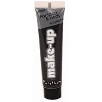 Gezicht en lichaam schmink op waterbasis - zwart - 25 ml - Schminken - Schmink carnaval - Make-up